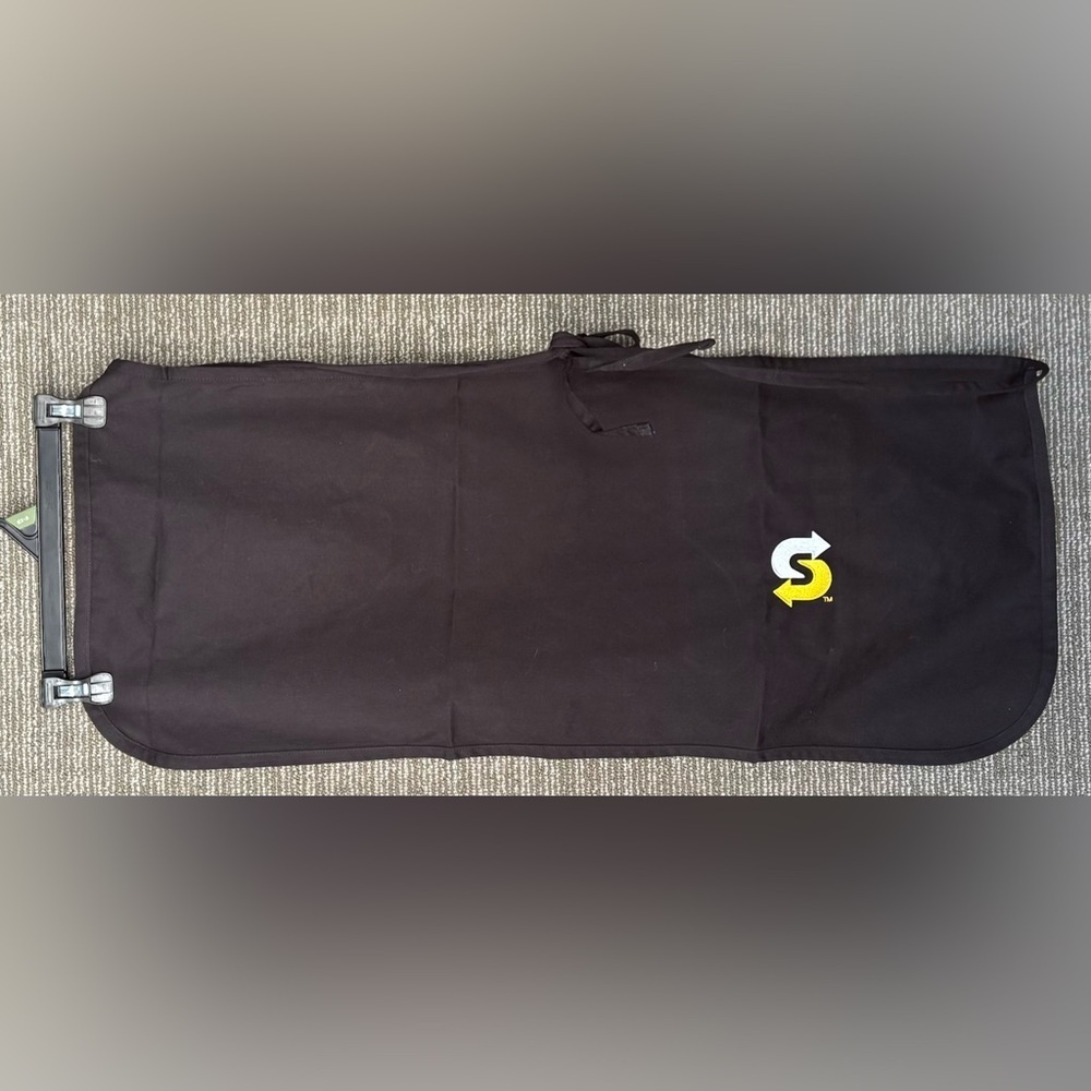 SUBWAY Employee Black String Apron BRAND NEW S007311B